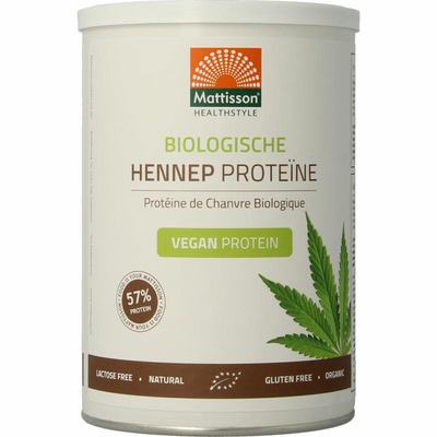 Mattisson Vegan hennep proteine 50% bio Mattisson Vegan hennep proteine 50% bio