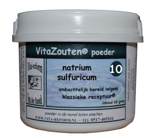 Natrium sulfuricum poeder nr. 10