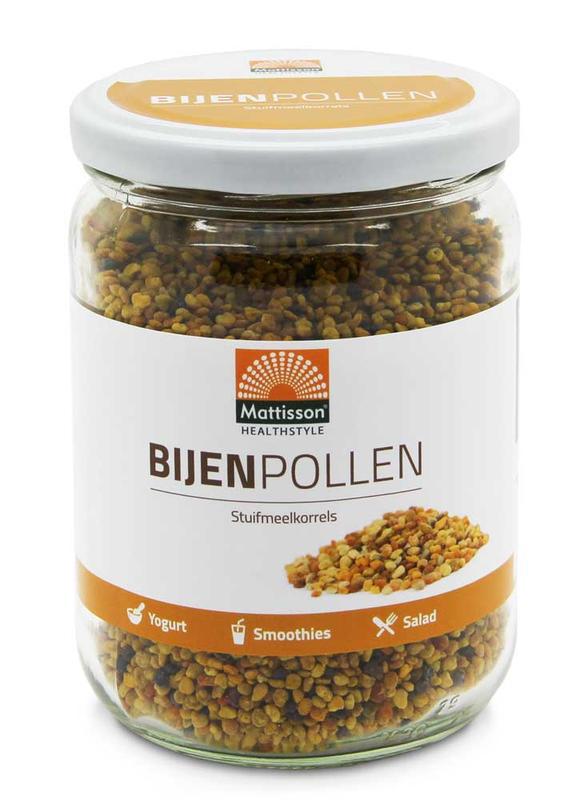 Bijenpollen stuifmeelkorrels