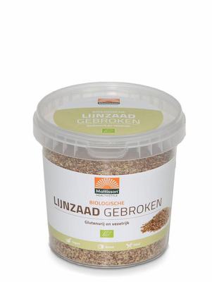 Mattisson Lijnzaad gebroken omega 3 bio Mattisson Lijnzaad gebroken omega 3 bio