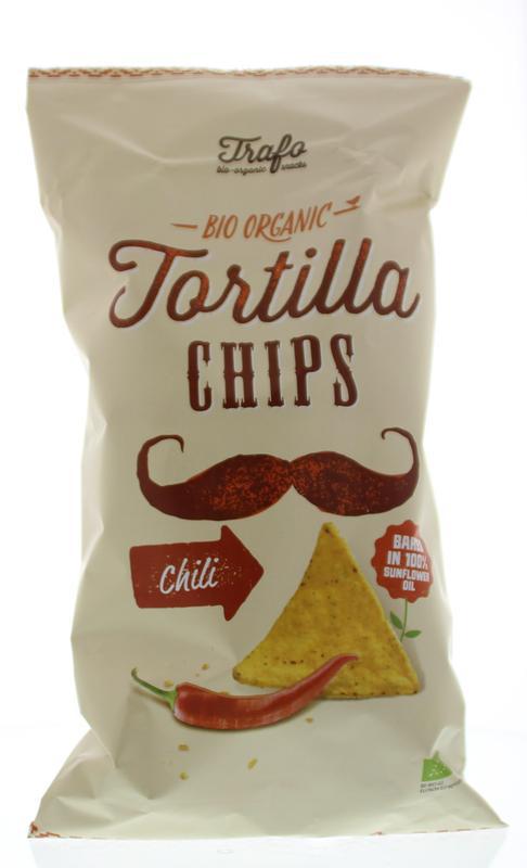 Tortilla chips chili bio
