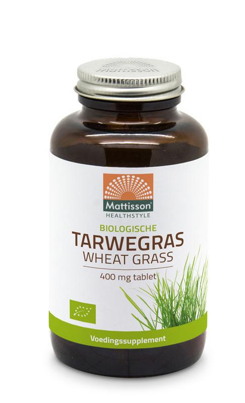 Bio tarwegras wheatgrass tabletten raw 400mg bio