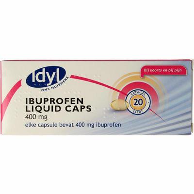 Idyl Ibuprofen 400mg liquid caps