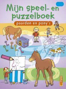 Merkloos speel+puzzelboek paard en pony boek