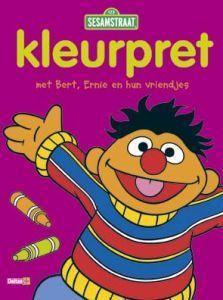 sesamstraat kleurpret bert+e boek