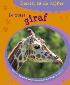 Merkloos dieren kijk 24 trotse giraf boek