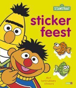 sesamstraat stickerfeest boek