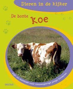 Merkloos dieren kijk 01 bonte koe boek