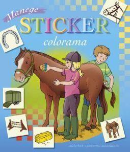 manege sticker colorama boek