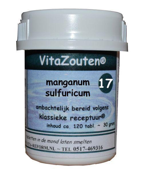 Manganum sulfuricum VitaZout nr. 17