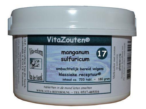 Manganum sulfuricum VitaZout nr. 17