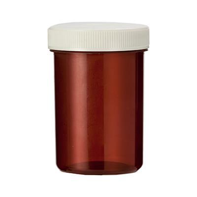 Tabletflacon 55ml bruin met dop