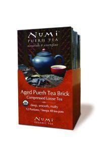 NUMI puerh aged tea brick 63g
