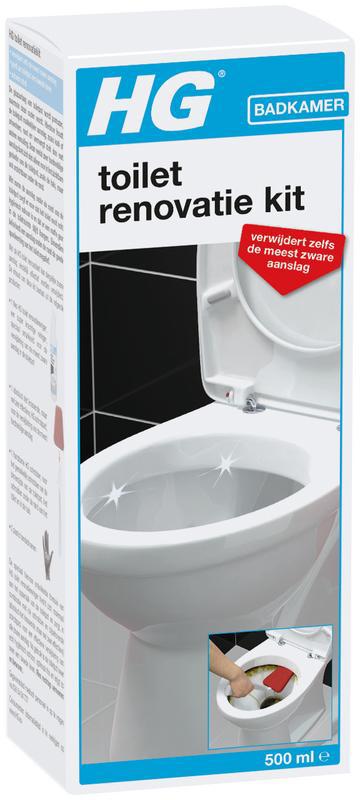 Toilet renovatie reiniging kit