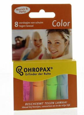Ohropax Oordopjes geluiddempend color