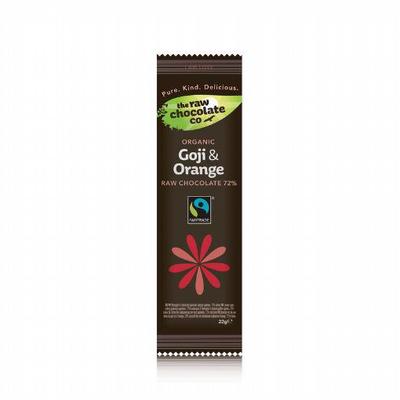 Mattisson chocoladereep goij orange raw 22g