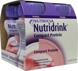 Compact proteine aardbei 125 ml
