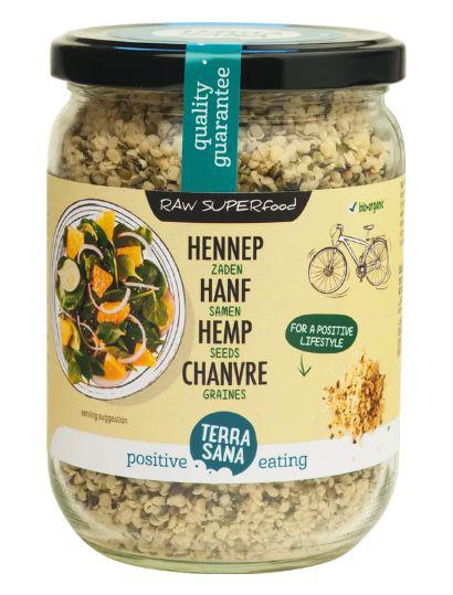 RAW Hennepzaad gepeld in glas bio