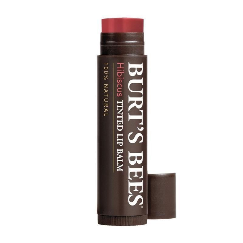 burt's bees lip balm - tinted, hibiscus 4.25 gr