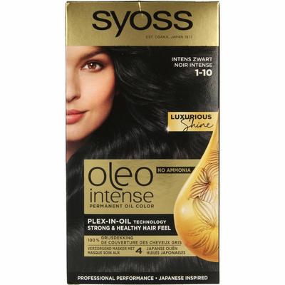 Syoss Color Oleo Intense 1-10 intens zwart haarverf