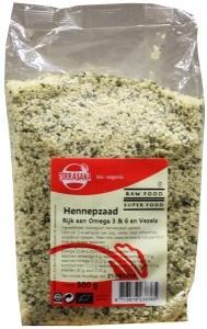 Terrasana raw hennepzaad -voordeelpak- 500 g