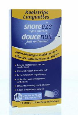 SNOREEZE Anti snurk keelstrips