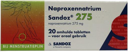 naproxen 275mg natrium sandoz 20tab