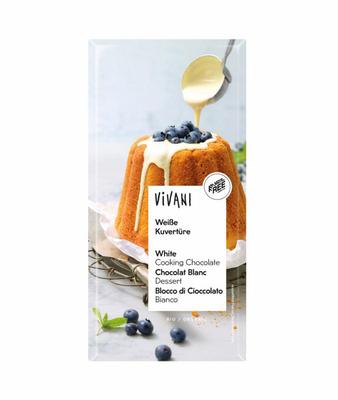 Vivani Couverture smeltchocolade wit bio