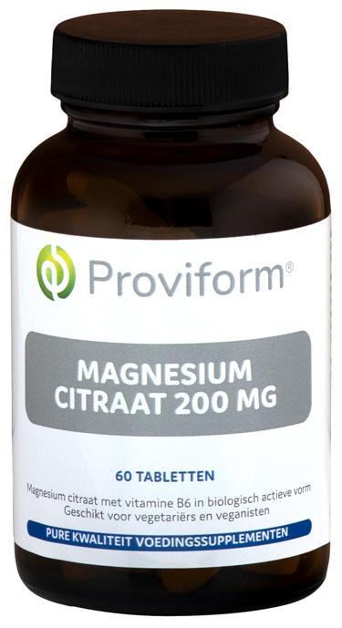 Magnesium citraat 200 mg & B6