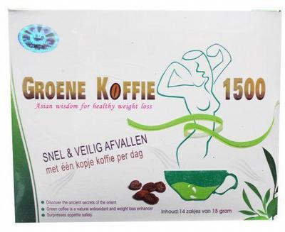 GROENE KOFFIE 1500mg 14s