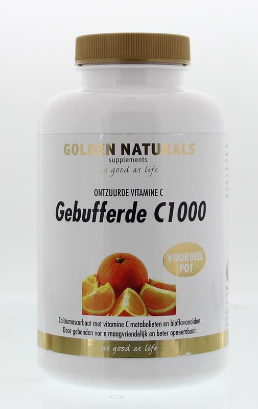 gn gebufferde c1000 ontzuurde vitaminec c 180 tabl