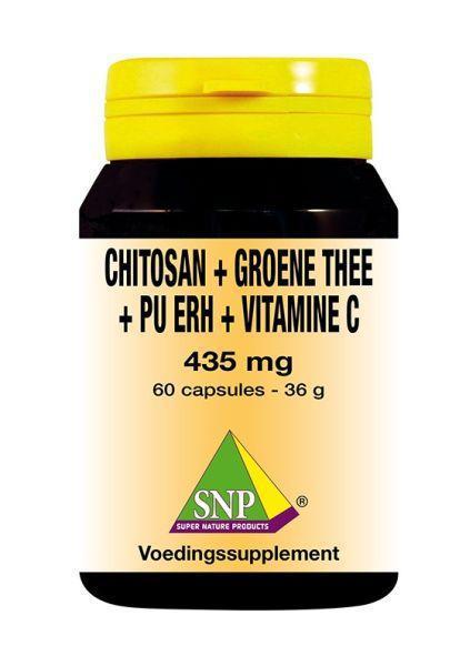 Chitosan groene thee pu erh thee vitamine C 435mg