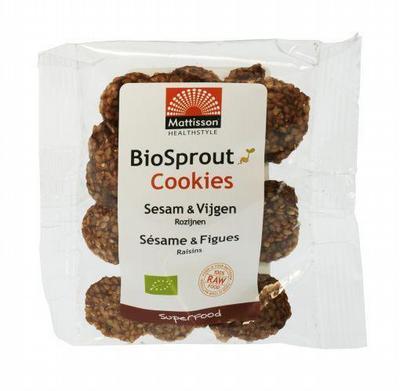 Mattisson biosprt cookie vijg- 40gr