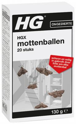 HG X mottenballen