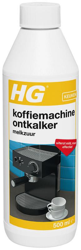 Koffiemachine ontkalker melkzuur