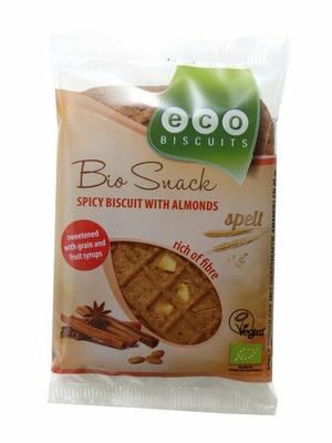 Ecobiscuit spelt speculaas amandelen 45 gram