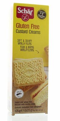 Dr Schar custard cream biscuits ce 125 gram