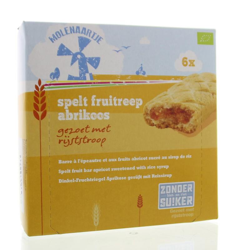 Spelt fruitreep abrikoos bio Spelt fruitreep abrikoos bio