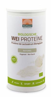 Mattisson Wei whey proteine naturel 80% bio Mattisson Wei whey proteine naturel 80% bio
