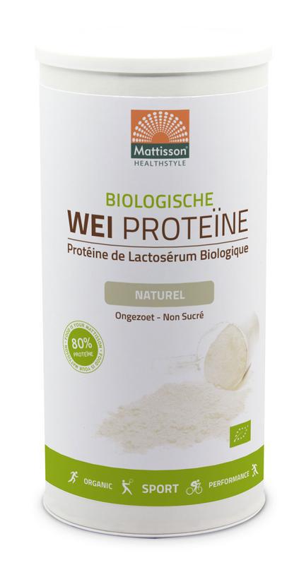 Wei whey proteine naturel 80% bio