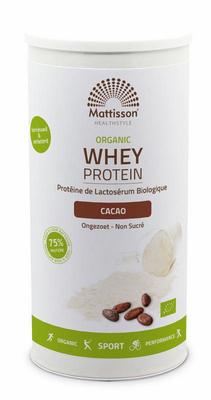 Mattisson Wei whey proteine cacao 75% bio Mattisson Wei whey proteine cacao 75% bio
