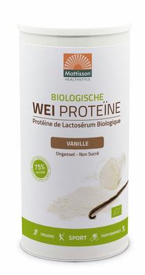 Mattisson Wei whey proteine vanille 75% bio Mattisson Wei whey proteine vanille 75% bio