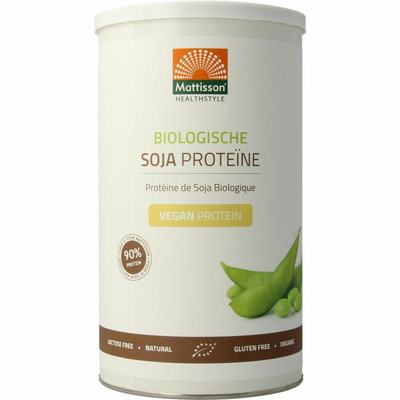 Mattisson Vegan soja proteine 90% bio Mattisson Vegan soja proteine 90% bio