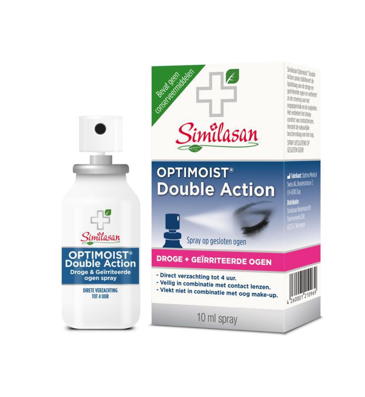 Optimoist double action spray droge ogen