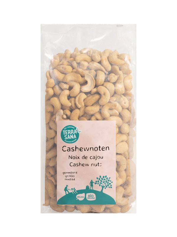 Cashewnoten geroosterd zonder zout bio