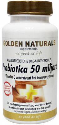 Golden Naturals Probiotica 50 miljard 30ca