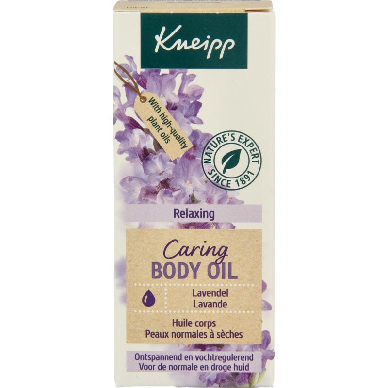 Relaxing caring body oil lavendel mini