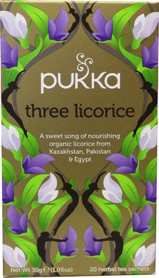 Pukka thee three licorice bi- 20zk