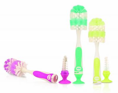 Nuby Fles & speenborstel zuignap