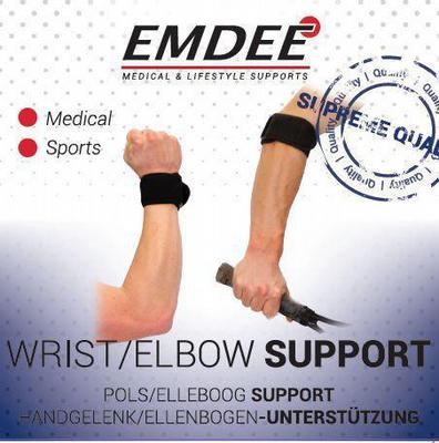 Emdee Pols/elleboog band zwart